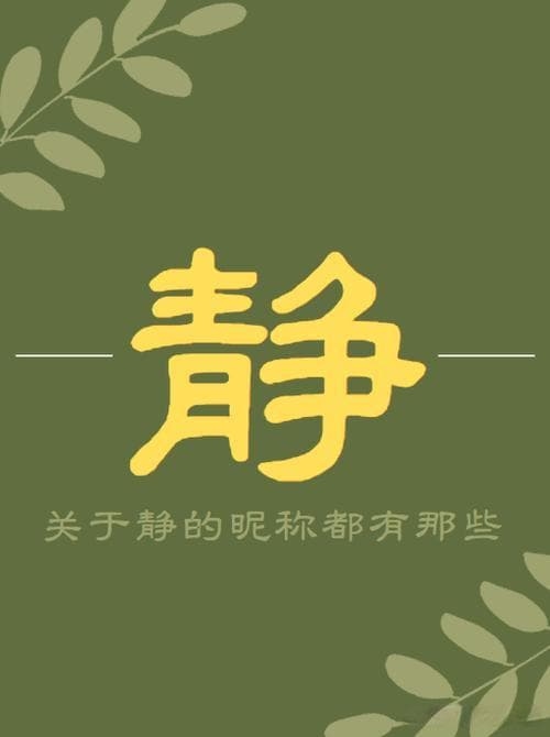 有哪些字表示沉静？表达沉静：哪些汉字能描绘宁静的氛围？