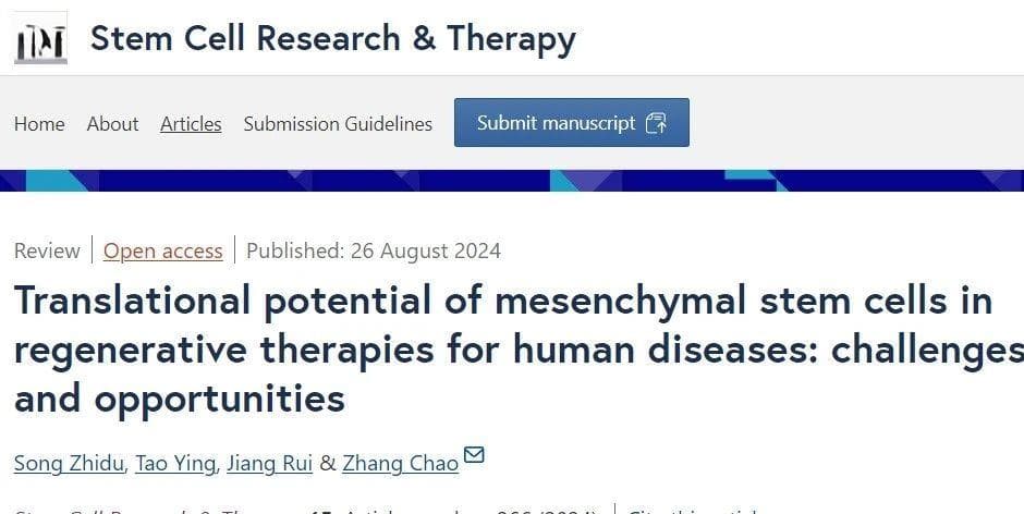 一文读懂间充质干细胞MSC在治疗6大类系统疾病的潜力