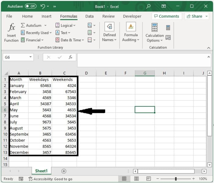 Excel 自动求和多个行/列/工作表