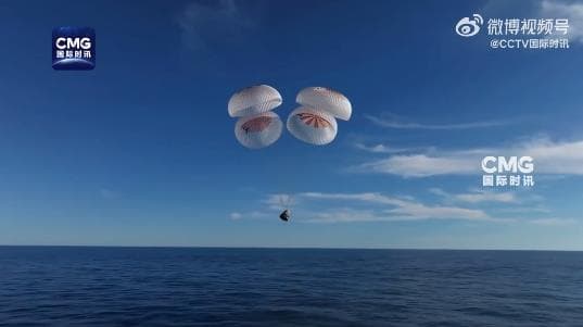美滞留太空9个月宇航员安全返回地球，最新画面曝光！