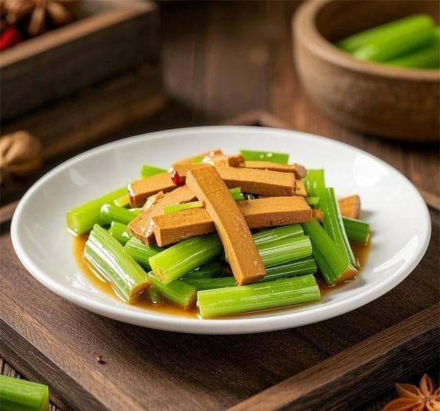 芹菜炒香干的家常做法，你做对了吗？