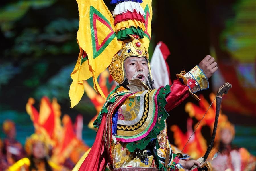 世界最长“活”史诗《格萨尔王传》传唱千年的民族艺术瑰宝