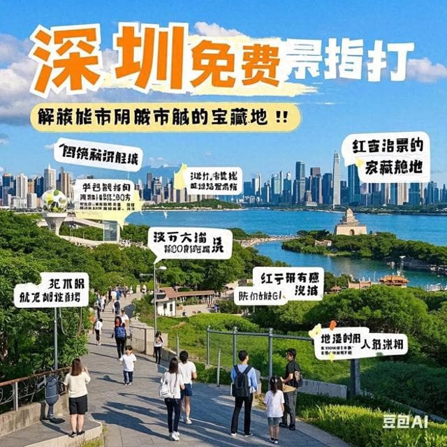 深圳免费景点打卡指南：解锁城市隐藏的宝藏地
