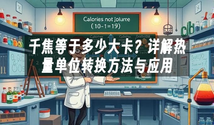 千焦等于多少大卡？详解热量单位转换方法与应用