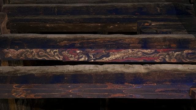 千年古刹奉国寺：42躯辽代飞天彩绘展现独特艺术魅力