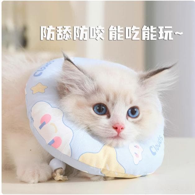 宠物猫咪防舔防咬脖圈：猫咪健康的贴心守护者