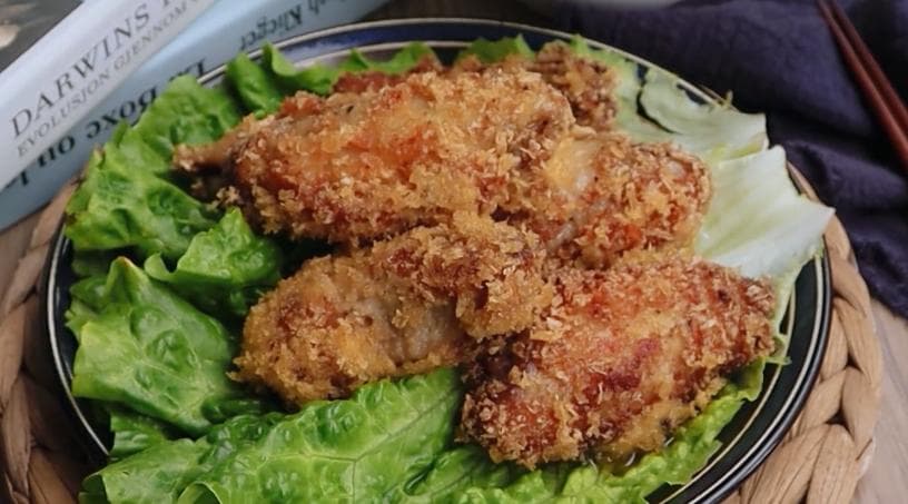 面包糠炸鸡翅做法（这才是炸鸡翅最好吃的方法）