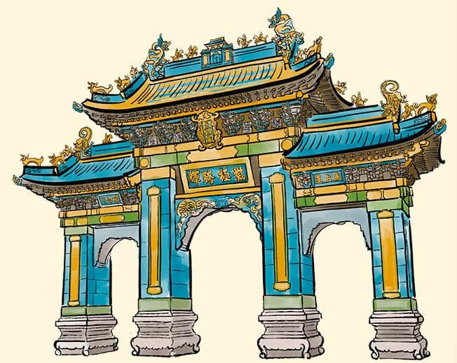 手绘500张图为青少年打造古建筑“百科全书”
