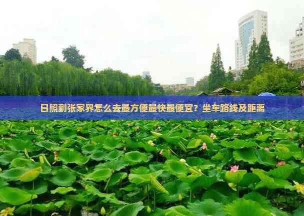 日照到张家界怎么去最方便最快更便宜？坐车路线及距离