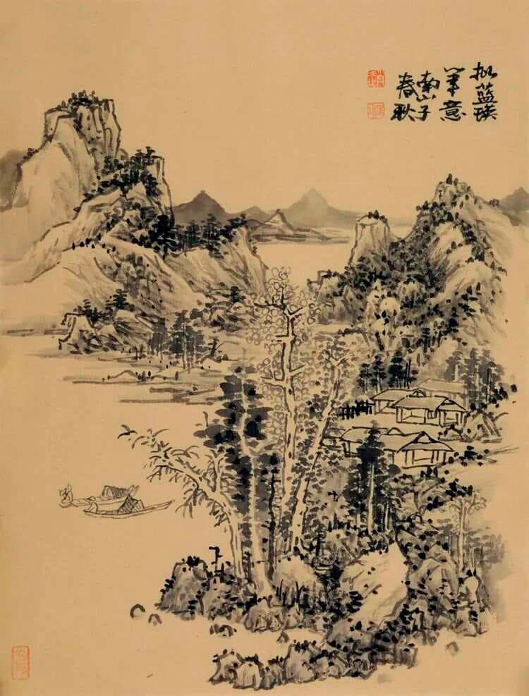 临、摹、拟、仿、抚：山水画创作中的五种手法