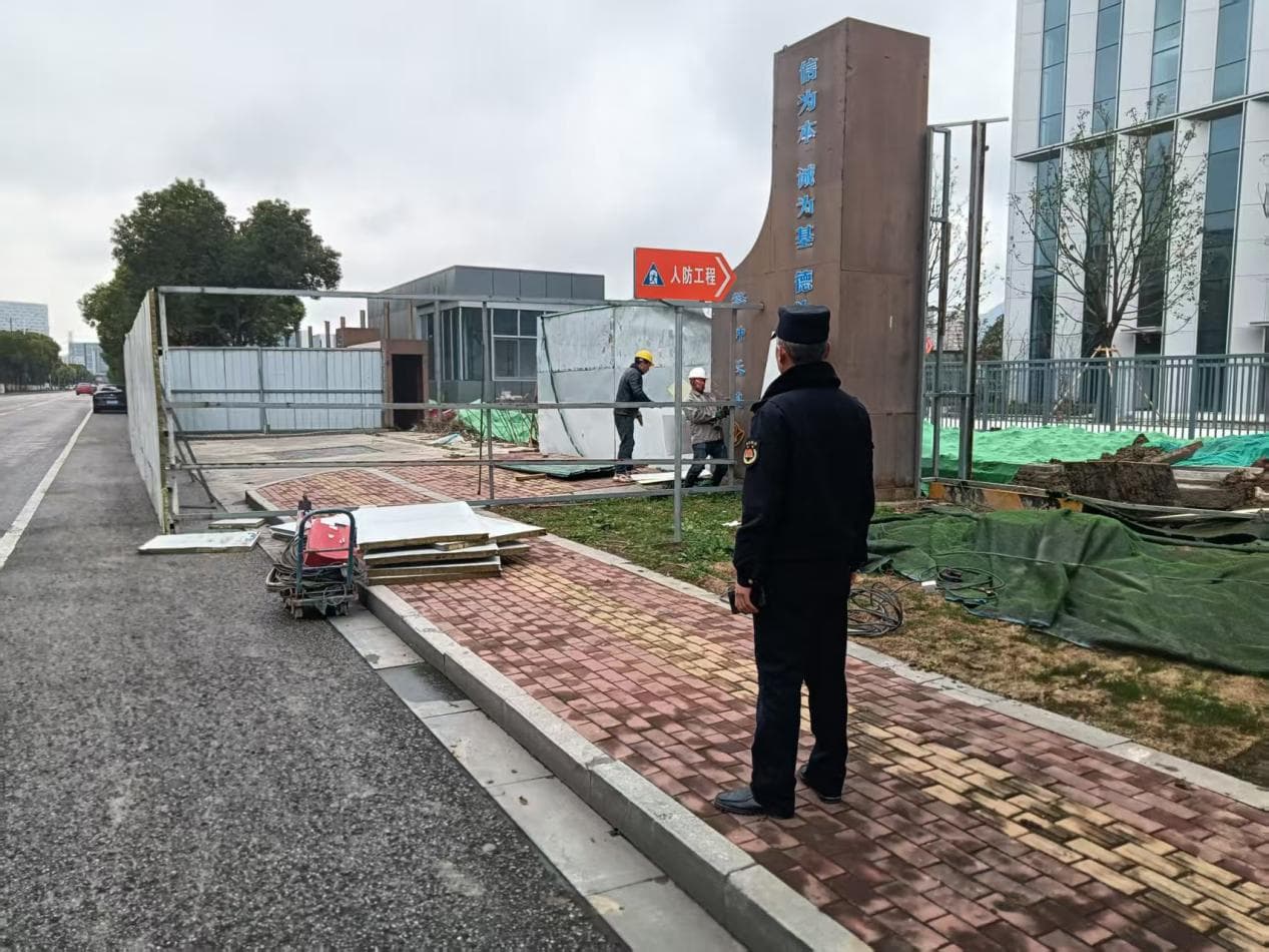 苏州科技城：工地围挡展新颜 城市形象再提升