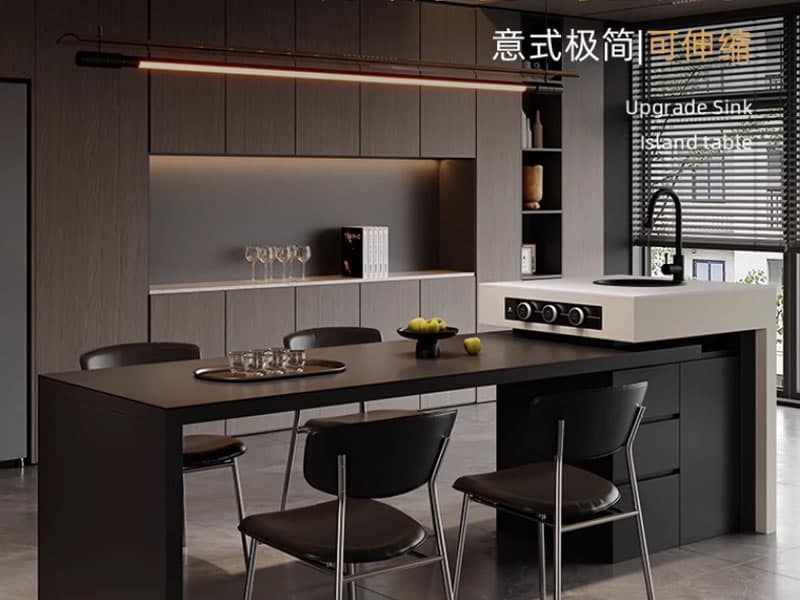 现代书房设计必备：打造实用美观的岛台书桌空间