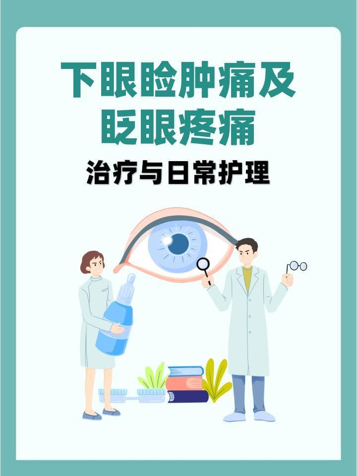 下眼睑肿痛及眨眼疼痛的治疗与日常护理