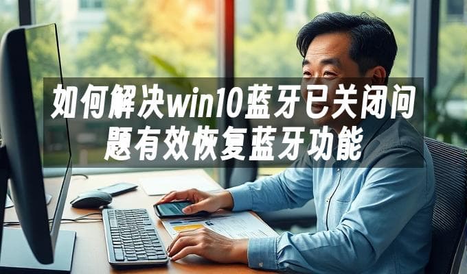 如何解决win10蓝牙已关闭问题有效恢复蓝牙功能