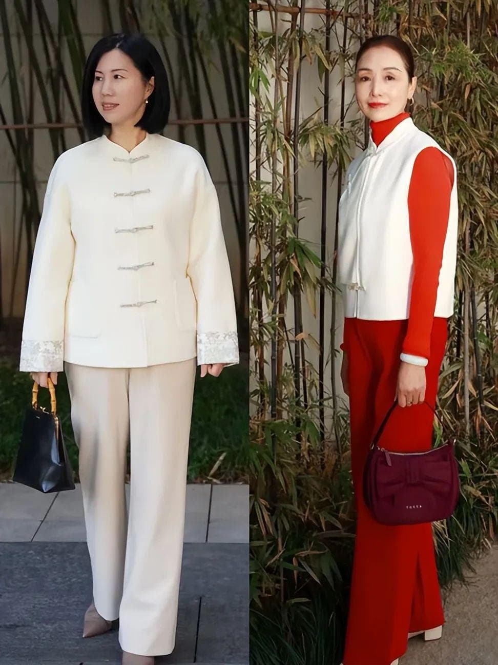 五十岁女人也一样时髦，试试今年流行的新中式穿搭，优雅美丽