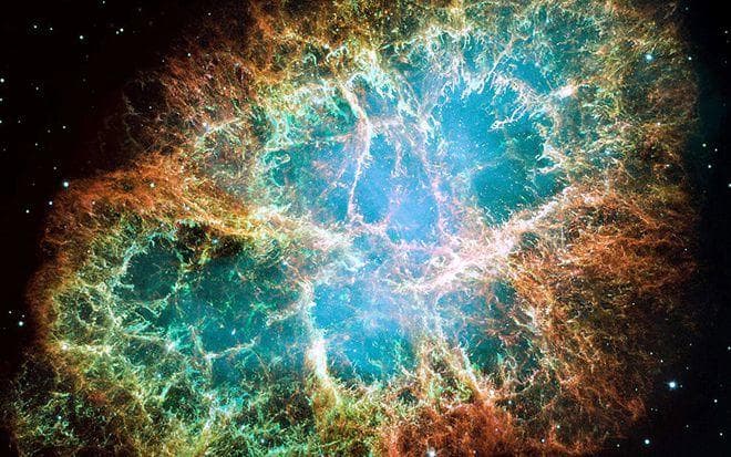 蟹状星云斑马纹之谜：天体物理学家提出全新解释