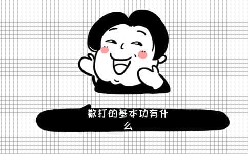 散打的基本功有什么