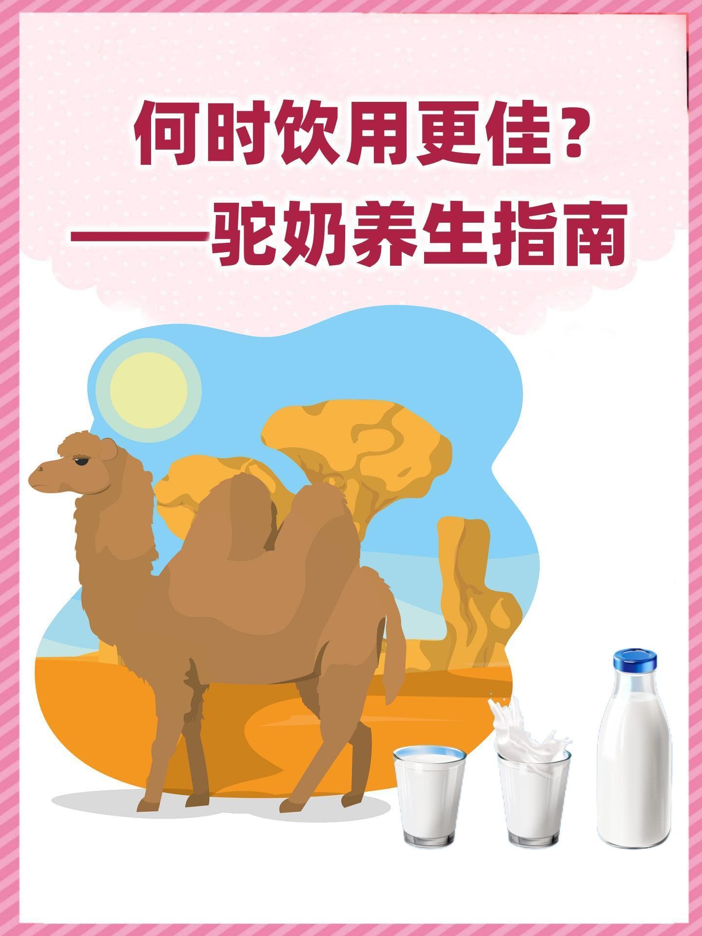 何时饮用更佳？——驼奶养生指南