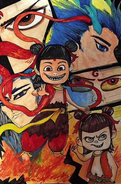 《哪吒2》点燃美育课堂