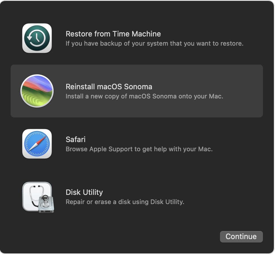 使用 (恢复模式｜U盘) 给 MacBook 安装苹果操作系统