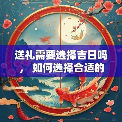 送礼需要选择吉日吗？如何选择合适的时机