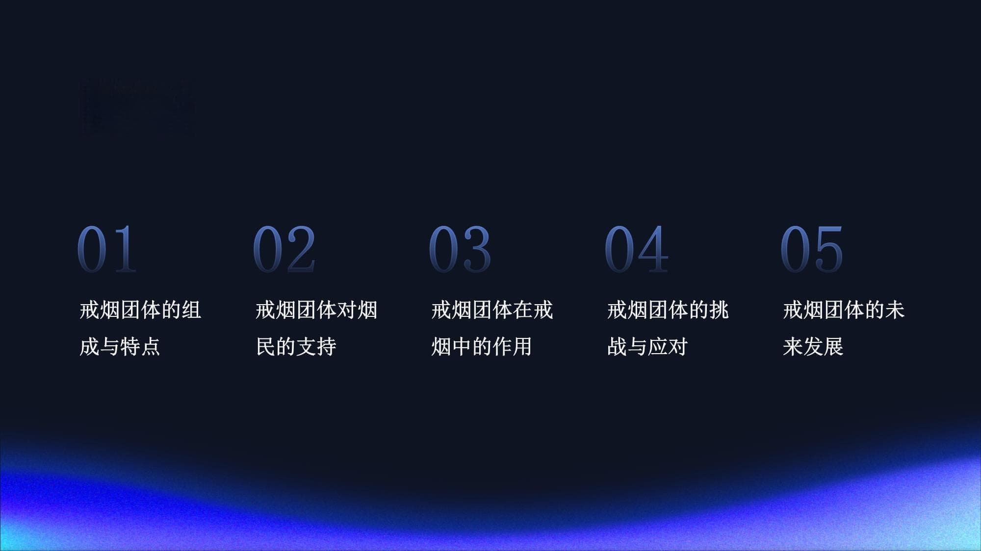 戒烟团体在帮助烟民戒烟中的支持和作用