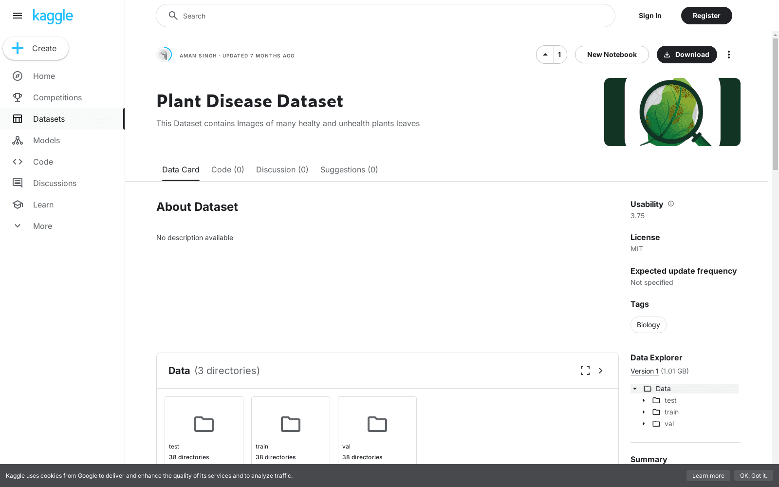 Plant Disease Dataset：助力植物病害识别的图像数据集