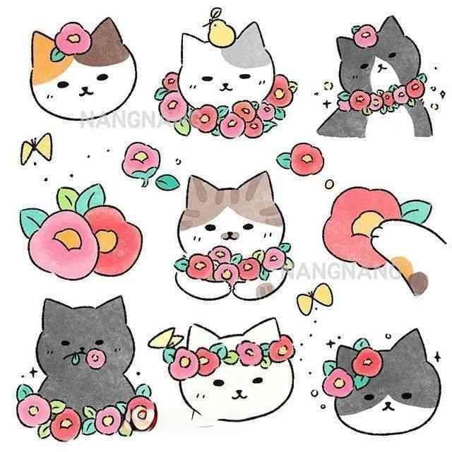 原创小猫插画：可爱猫咪形象设计与创意绘画全攻略