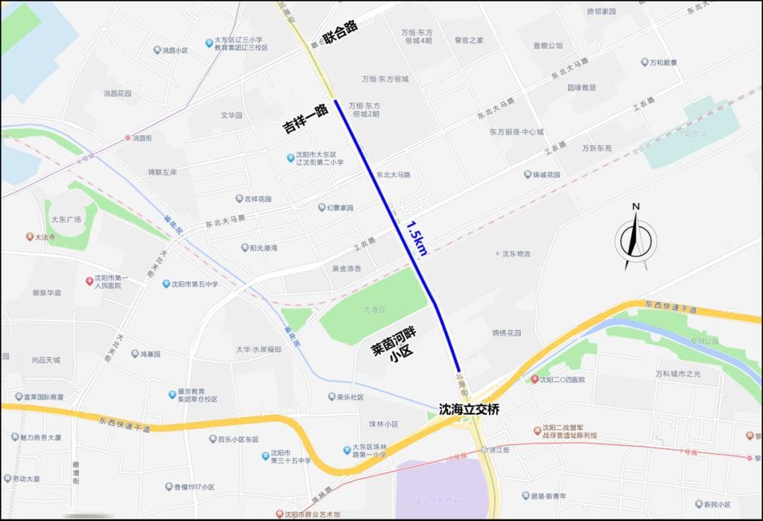 沈阳北海高架桥潮汐车道正式启用！交警提醒→