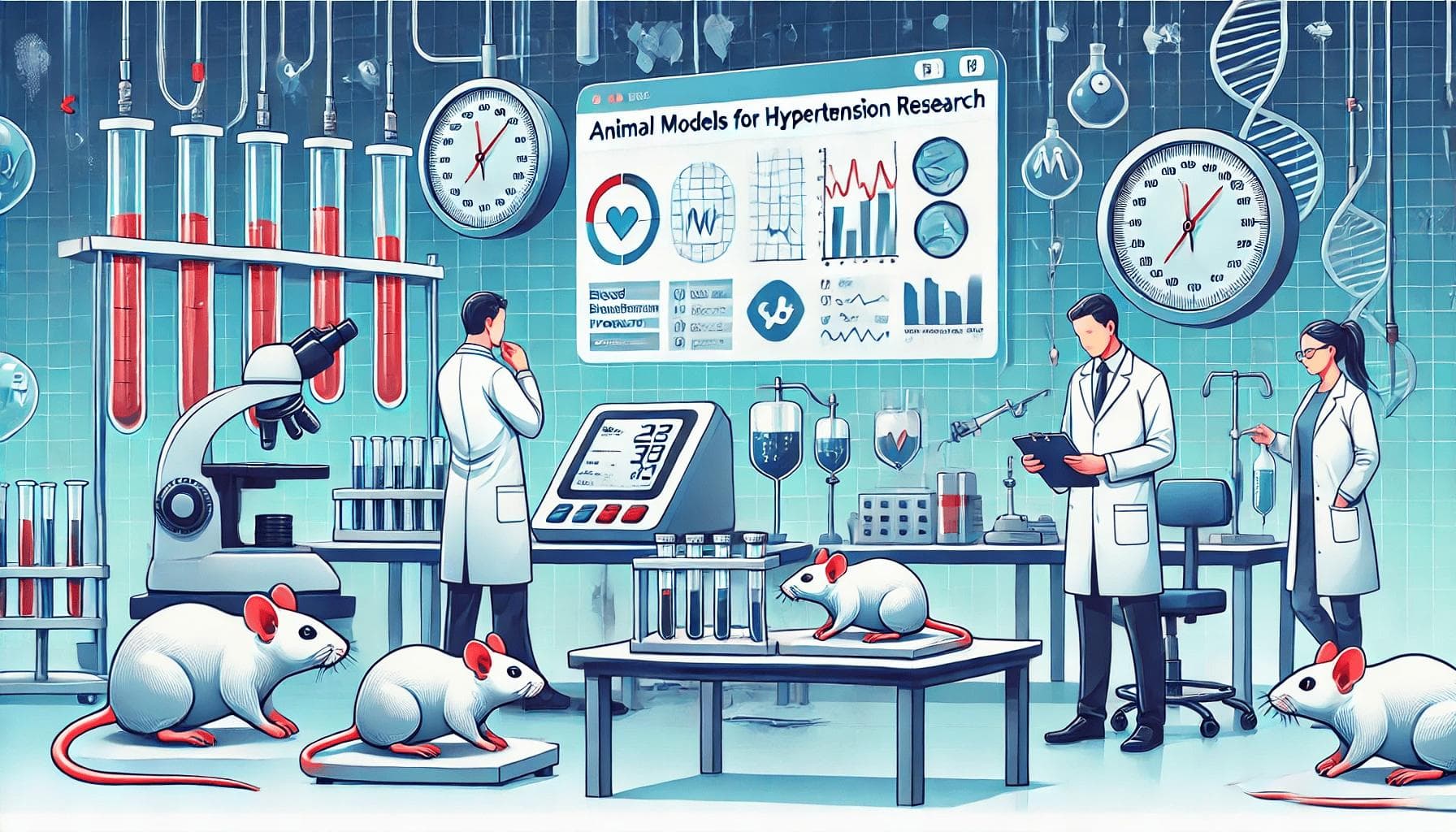 动物高血压模型如何模拟人类病症？
