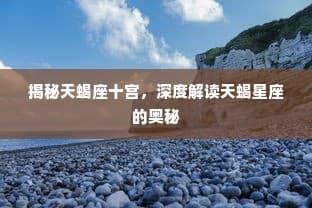 揭秘天蝎星座十宫之谜，深度解读天蝎座的神秘面纱