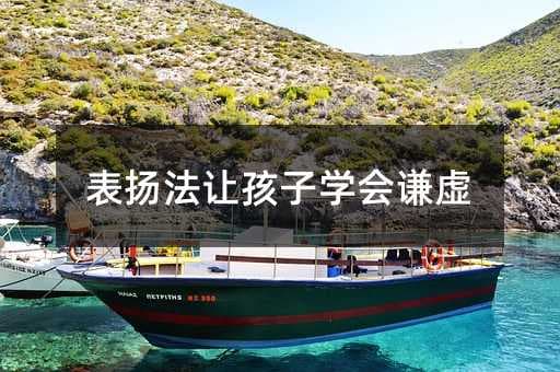 表扬法让孩子学会谦虚