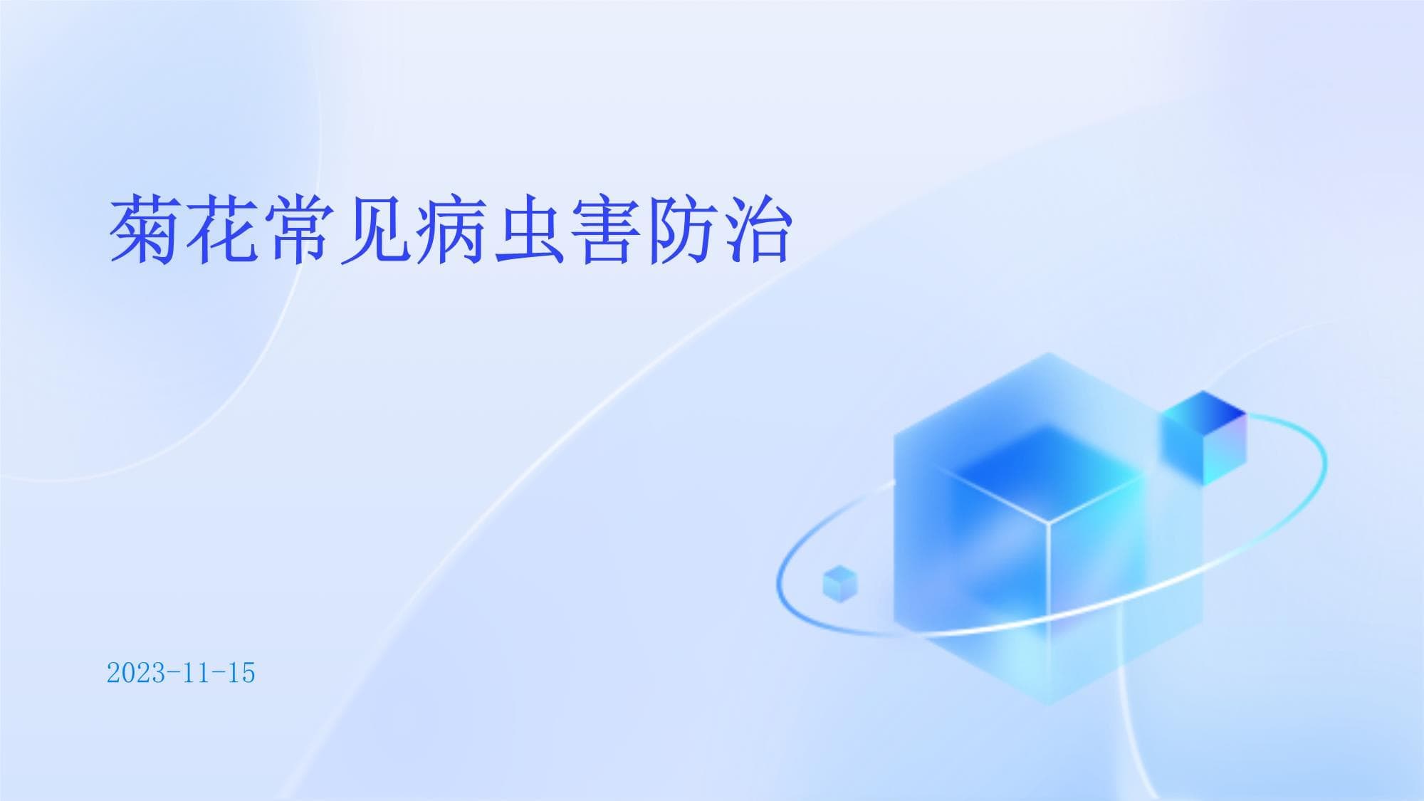 菊花常见病虫害防治全攻略