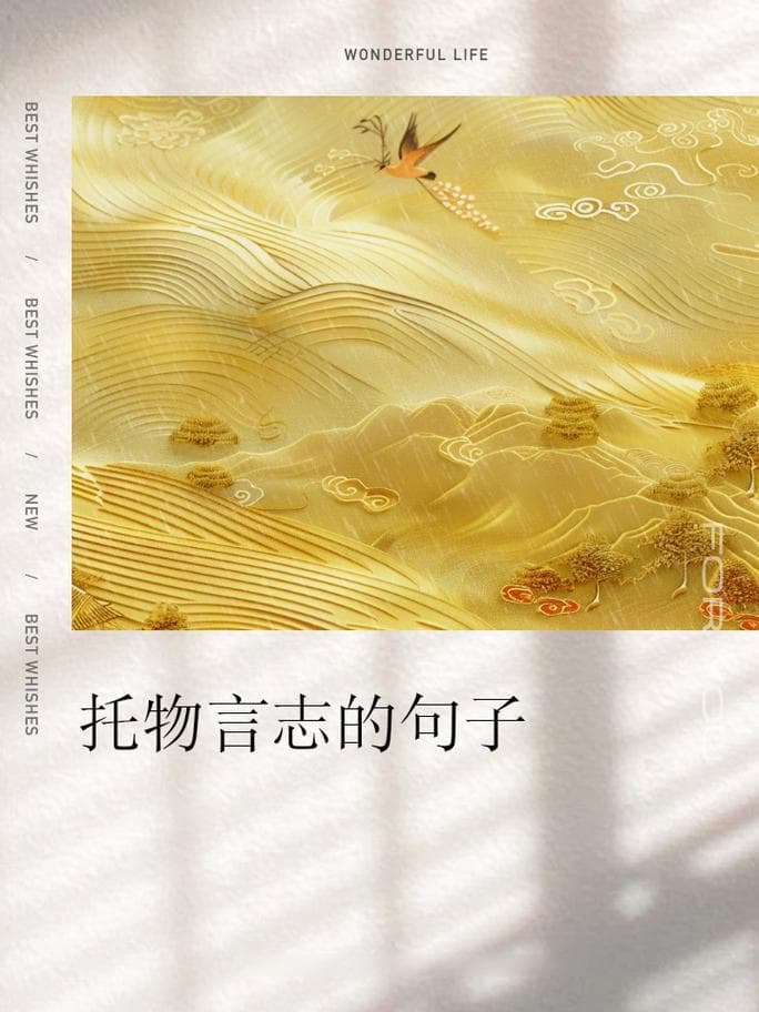 发现身边的情感寄托：哪些物可以托物言志？
