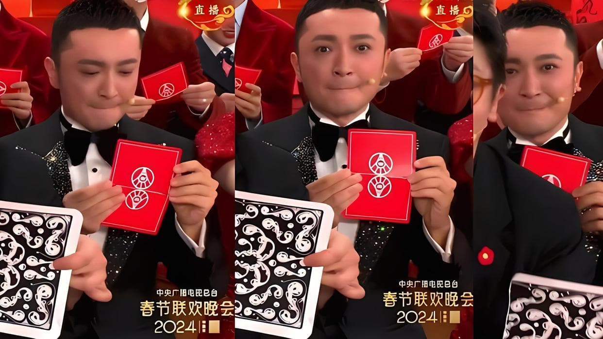 揭秘春晚魔术：小尼失误的原因在哪，他手里最后剩啥牌？