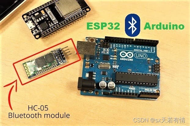 ESP32 和 Arduino 之间建立蓝牙连接
