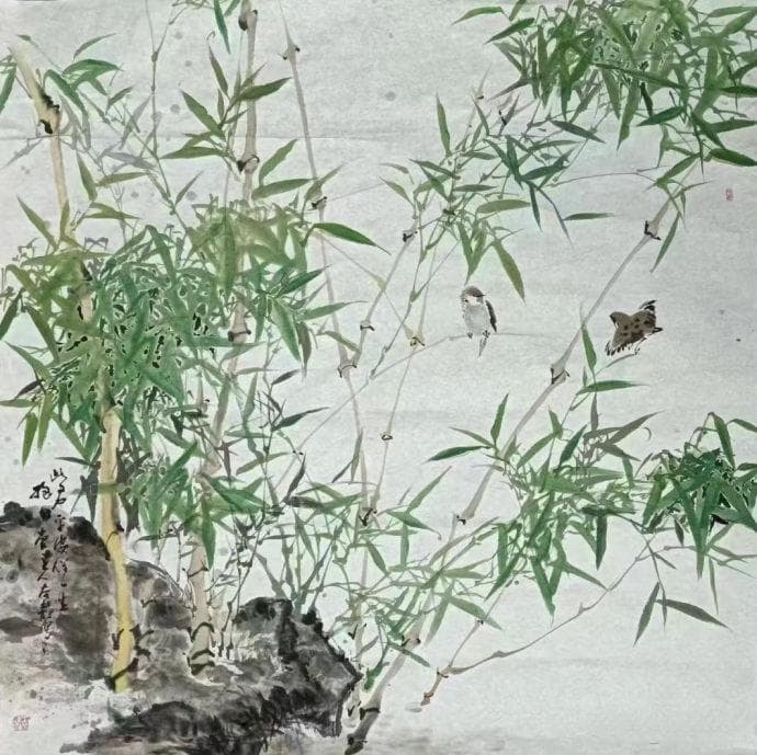 春风入画，墨香待花开