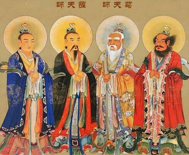 中国神话中的四大天师、四大天王、四大元帅与四大门神