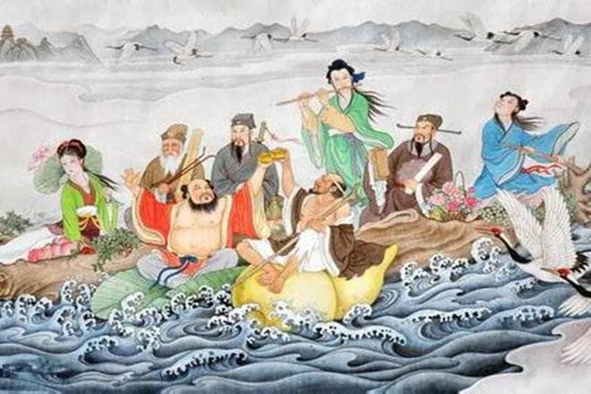 三位道教神仙，每人一首超凡脱俗之作，最后一首直接封神