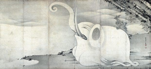 伊藤若冲的水墨动物画：惊人的观察力与独特的趣味性