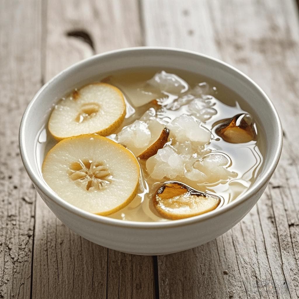 众道妙方宝宝冬日养生食疗篇 —— 马蹄银耳雪梨汤