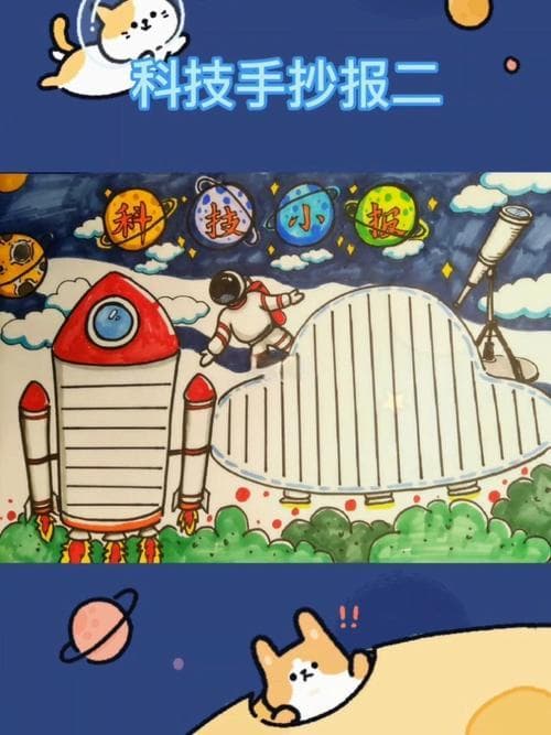 科技手抄报怎么做？从小白到大神，教你一步步打造炫酷科技手抄报！
