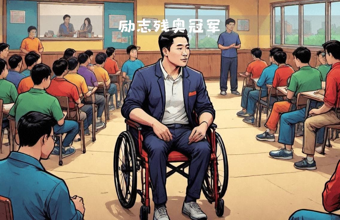残奥会5金得主杨博尊天津校园宣讲，鼓励视障学生自强不息