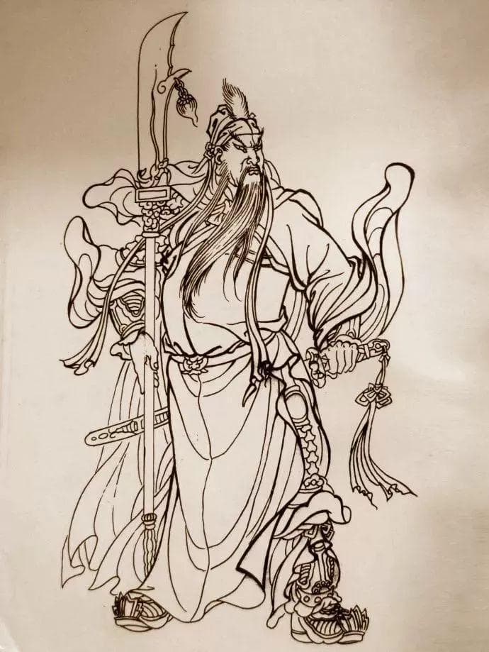 关羽怎么画画？零基础也能画出霸气关公！