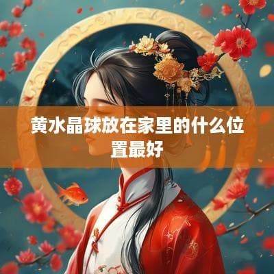 黄水晶球放在家里的什么位置最好