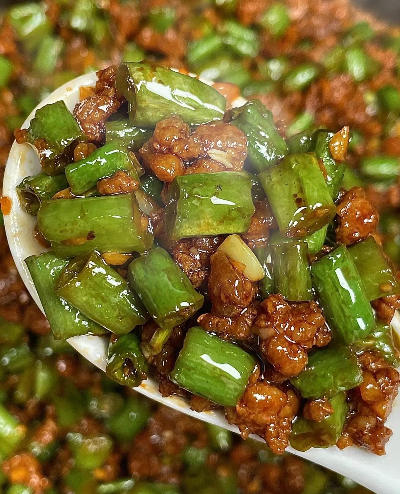 “肉沫豆角”太好吃了！