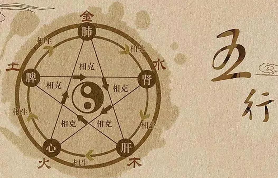 中医学中的五行学说：相生相克与制化