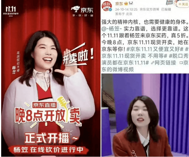 又陷风波，双十一预热反被噬，杨笠代言京东为何“大翻车”？