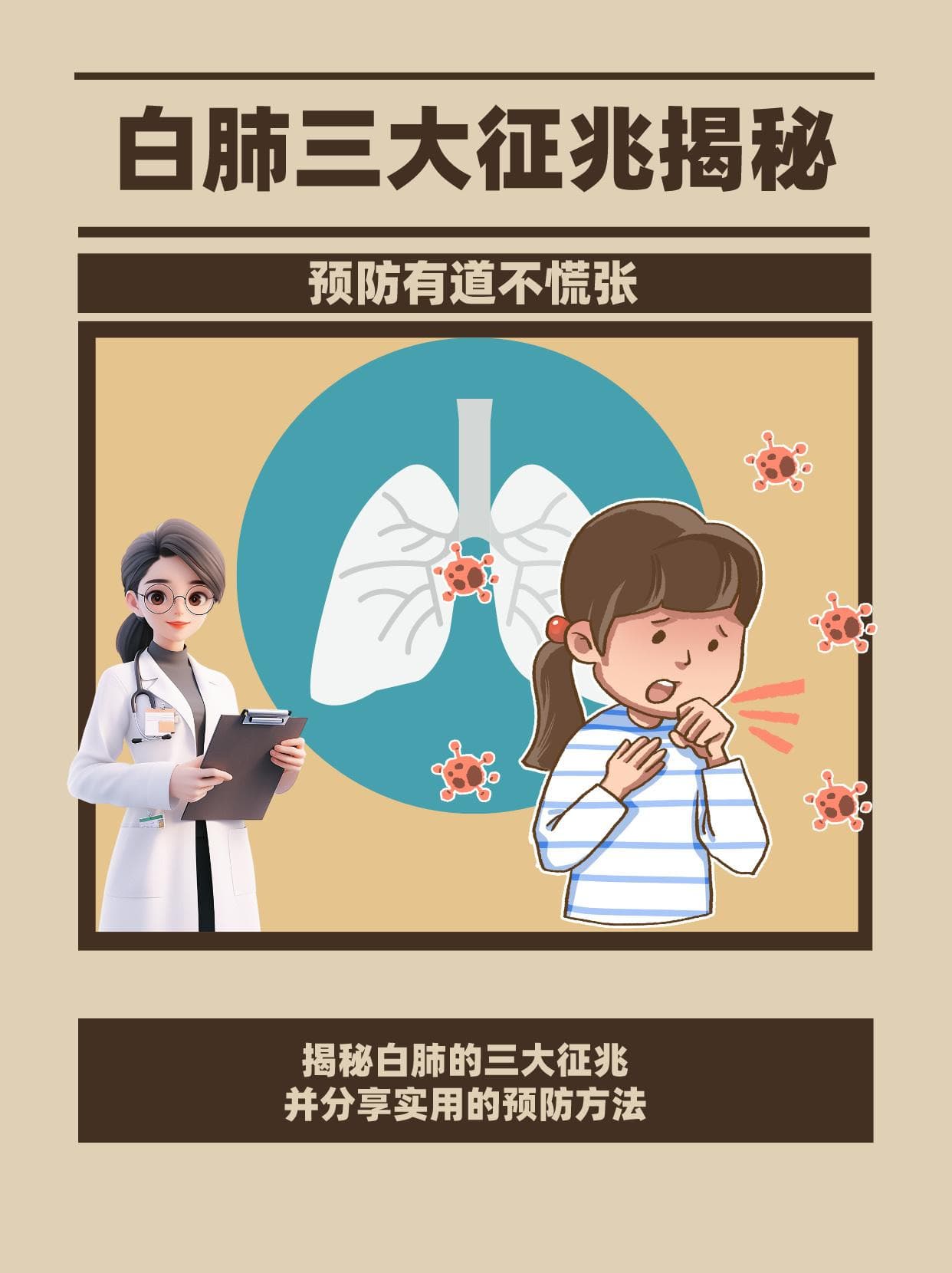 白肺三大征兆揭秘，预防有道不慌张