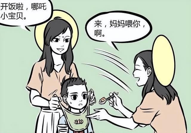 非人哉：哪吒占红孩儿便宜叫他叫叔叔，非人哉里的神奇辈分